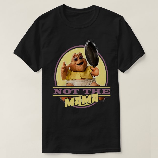 Dinosaurier not Mamma DNS0020501BLK Manar  T Shirt (Design framsida)