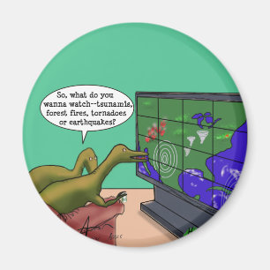 Dinosaurier om klimatförändringar magnet