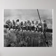 Dinosaurier på en Skyscraper