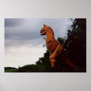 Dinosaurier roam fortfarande jorden poster