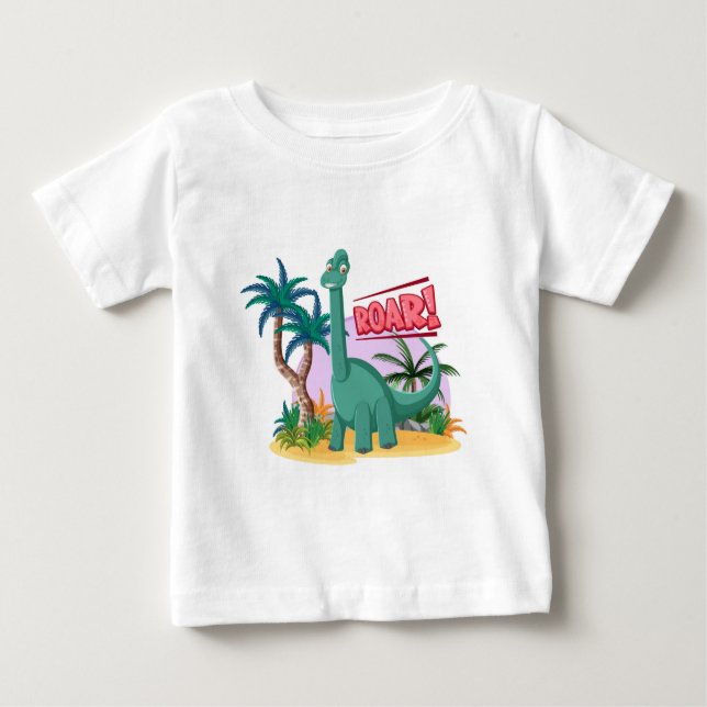 Dinosaurier  t shirt (Framsida)