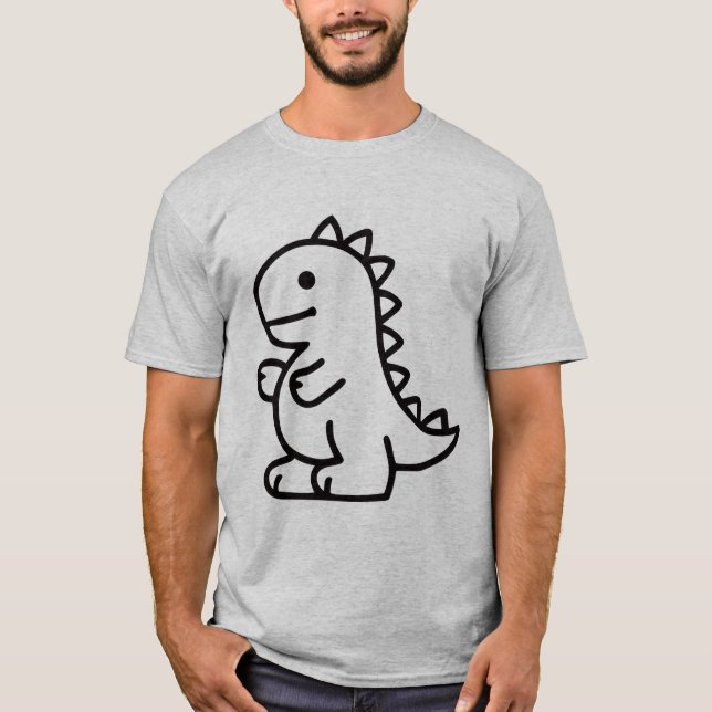 Dinosaurier T Shirt (Framsida)
