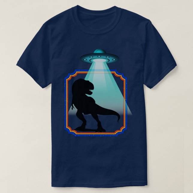 dinosaurier-utomjordingar t shirt (Design framsida)