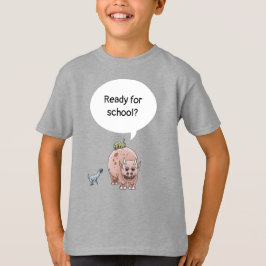Dinosaurierna är redo för skolan t shirt