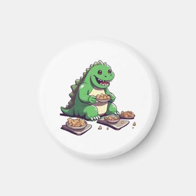 Dinosauriernas diet imorgon magnet (Framsidan)