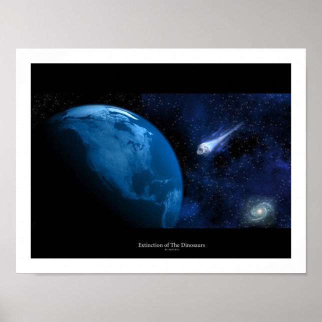 Dinosauriernas utträde poster (Framsidan)