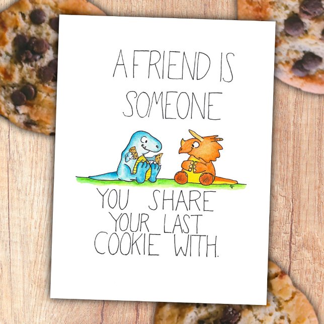 DINOSAURIEVÄNNER 2 vykort av Nicole Janes (Skapare uppladdad)