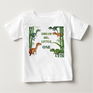 Dinosaurievänner Inramade I Djungelscen T Shirt