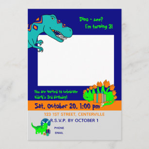 Dinosauriinbjudan Inbjudningar