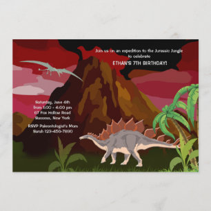 Dinosauriinbjudan Inbjudningar
