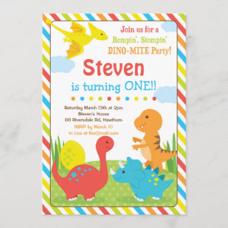 Dinosaurinbjudan/Dino inbjudan