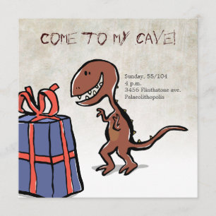 dinosaurir party inbjudningar