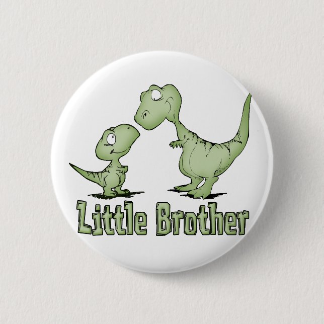 Dinosaurius lilla broder knapp (Framsida)