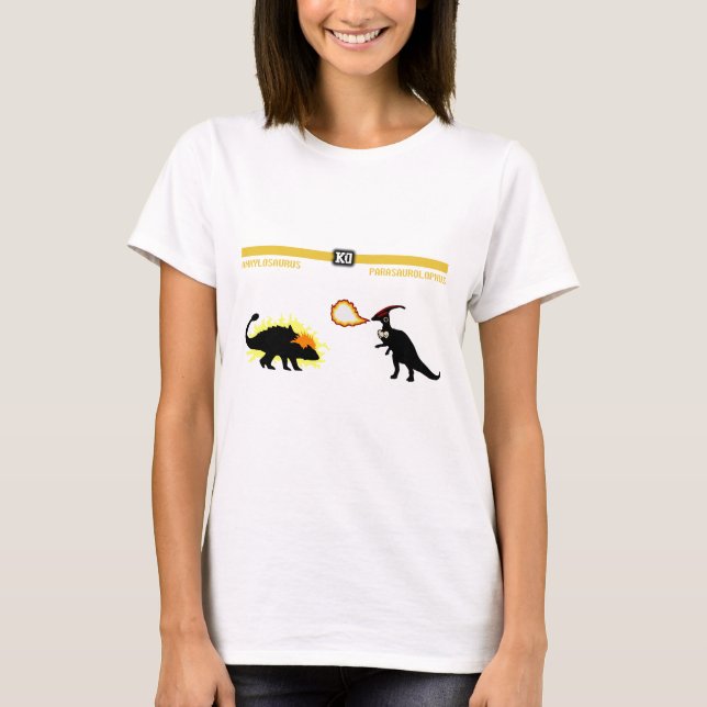 DinosaurkämpeAnkylosaurus Tee Shirt (Framsida)