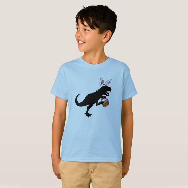 Dinosaurkaninskjorta, påskTshirt T-shirt (Hel framsida)