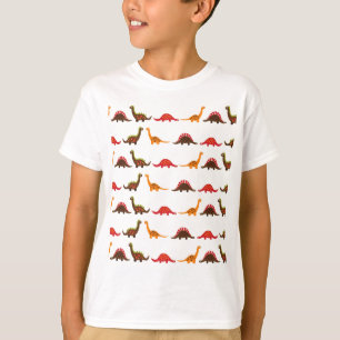 dinosaurmönster tee shirt
