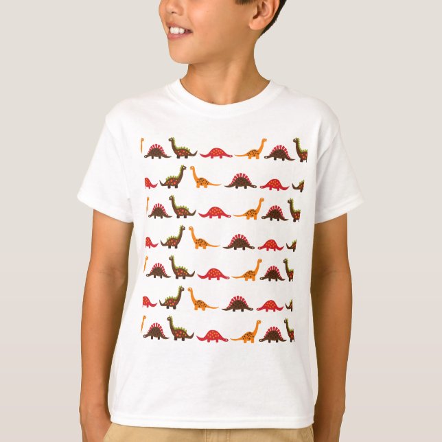 dinosaurmönster tee shirt (Framsida)