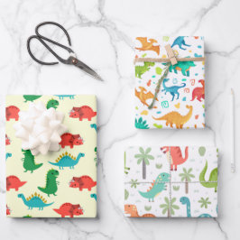 Dinosaurpaket Inpackningspapper