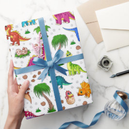 Dinosaurpresentpapper, Barn Dino presentpapper