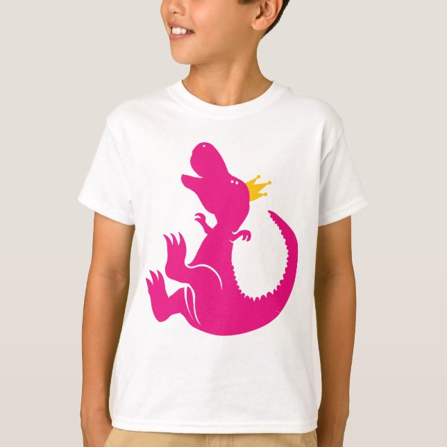 DinosaurPrincess Skjorta T-shirt (Framsida)