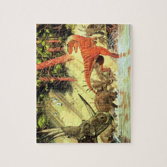 Dinosaurpussel Gorgosaur Styracosaur Gregory Paul Pussel (Vertikal)