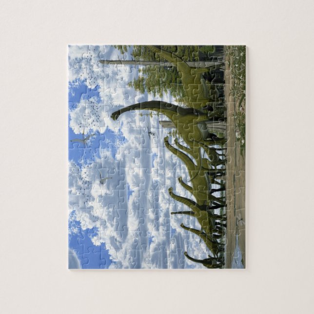 Dinosaurpussel Pleurocoelus Astrodon Gregory Paul Pussel (Vertikal)