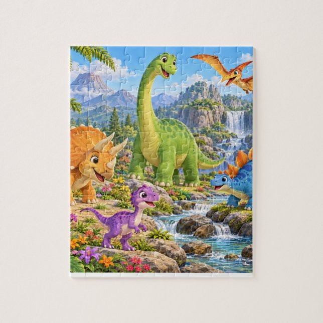 dinosaurpussel  pussel (Vertikal)