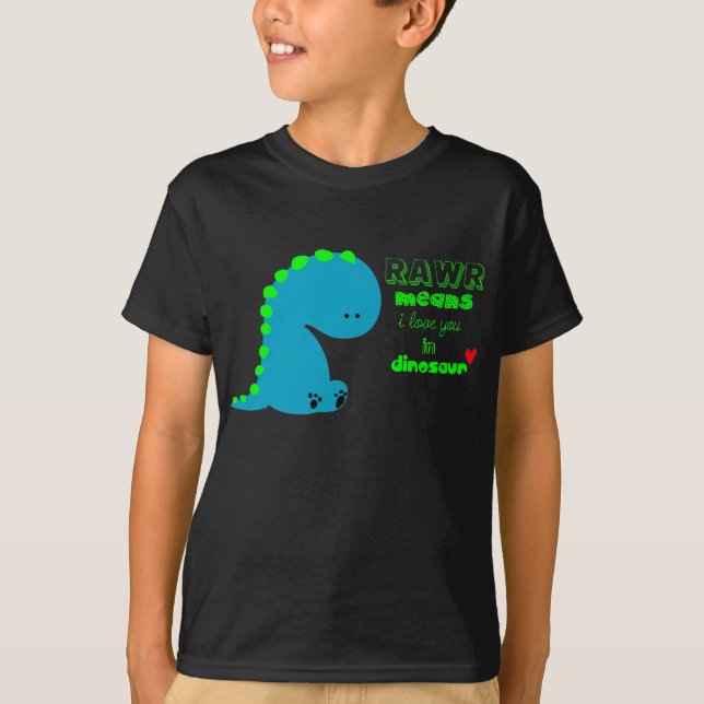 dinosaurrawrskjorta tröja (Framsida)