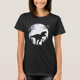 Dinosaurrex Moon Halloween-kostym för dinosaurie T Shirt