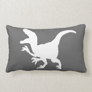 DinosaurrovfågelSilhouette Lumbarkudde
