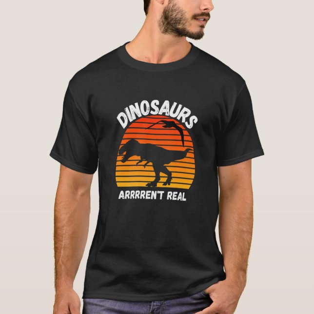 Dinosaurs är inte äkta t shirt (Framsida)