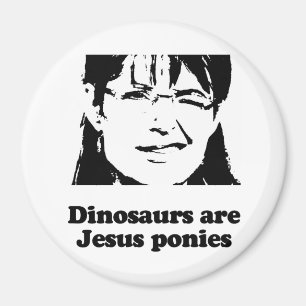 Dinosaurs är Jesus ponnyer Magnet
