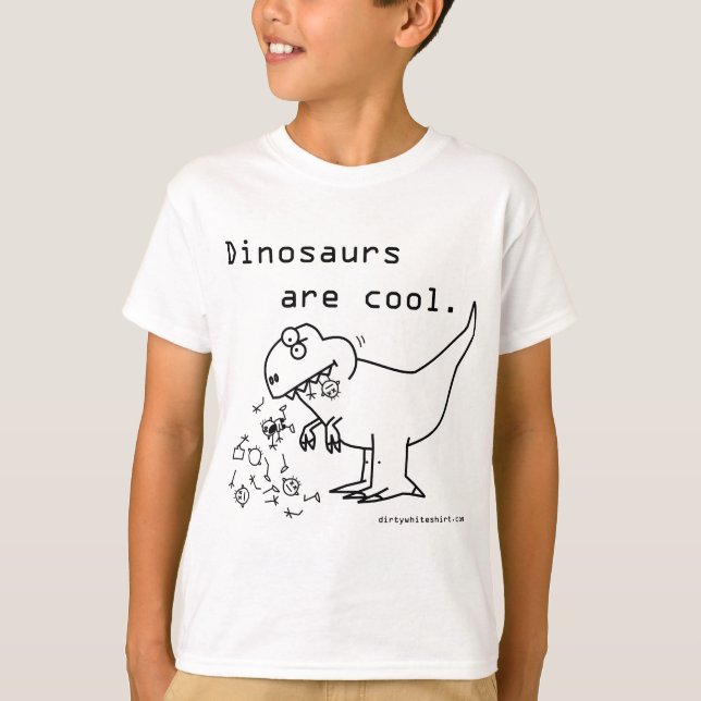 dinosaurs är kalla tee shirt (Framsida)