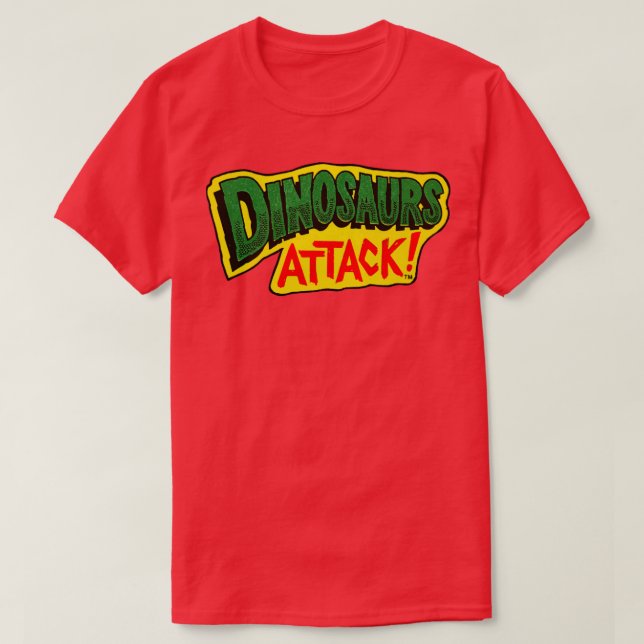 Dinosaurs Attack T Shirt (Design framsida)