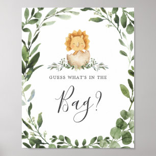 Dinosaurs Baby Shower Gissa vad som finns i bloggs Poster