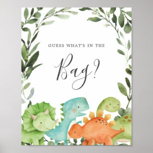 Dinosaurs Baby Shower Gissa vad som finns i bloggs Poster