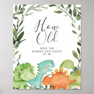 Dinosaurs babyvisa hur gamla de var poster