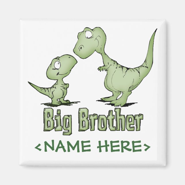 Dinosaurs Big Brother Magnet (Framsidan)