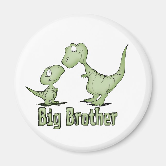 Dinosaurs Big Brother Magnet (Framsidan)