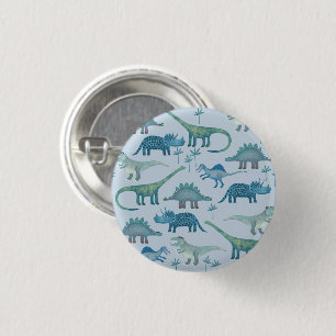 Dinosaurs Blue-knapp Knapp