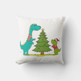 Dinosaurs Christmas Kudde