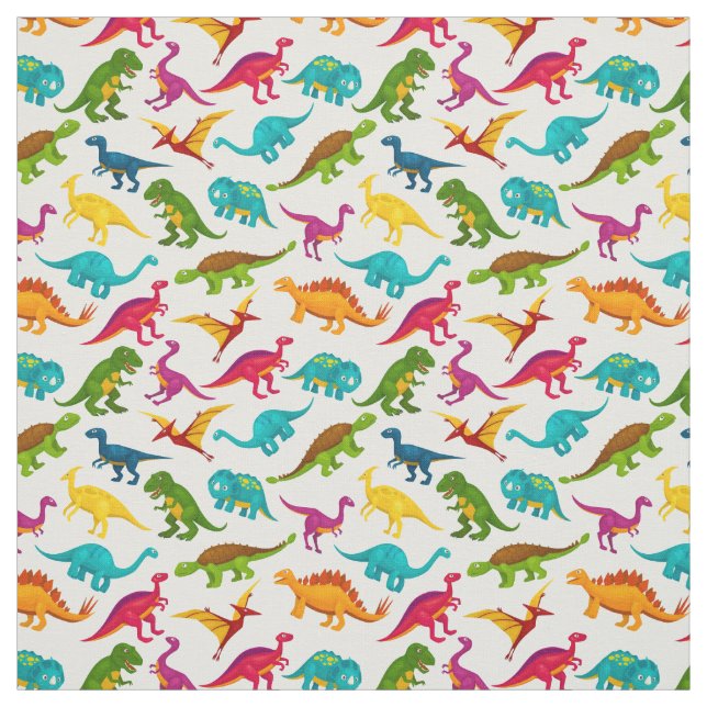 Dinosaurs Design Fabric Tyg (Provkarta)