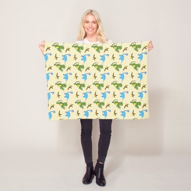Dinosaurs Fleece Blanket (På plats)