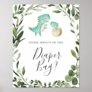 Dinosaurs gissar vad som finns i papperskorgssigna poster