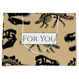 Dinosaurs Guld Jurassic Mönster Large Gift Bag