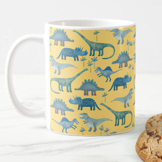 Dinosaurs Gult Kaffemugg