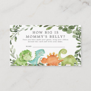 Dinosaurs hur stort är Mamma Belly Game Card Tilläggskort