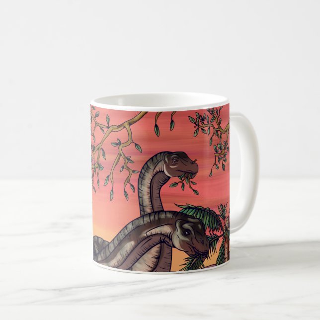 Dinosaurs i Dusk Kaffemugg (Framsida höger)