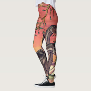 Dinosaurs i Dusk Leggings