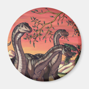 Dinosaurs i Dusk Magnet